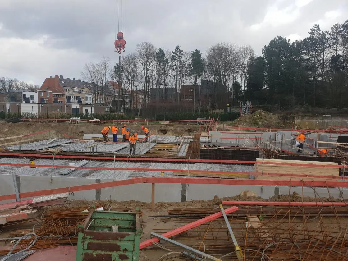 Prace konstrukcyjne przy projekcie Konkel w Brukseli